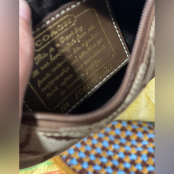 Vtg Y2K Coach Factory Signature Wristlet - Picture 8 of 9